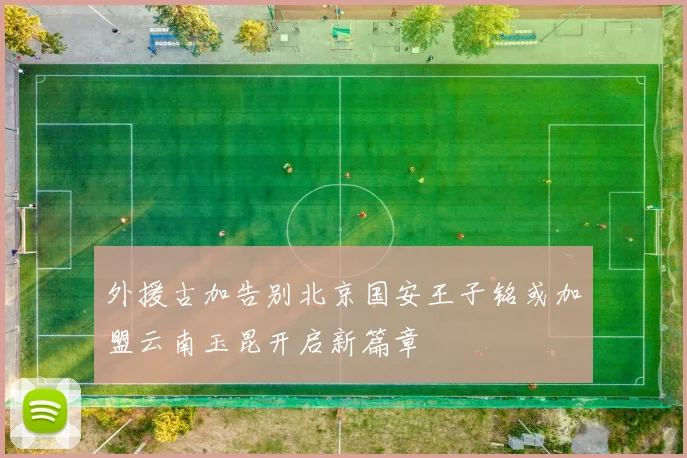 外援古加告别北京国安王子铭或加盟云南玉昆开启新篇章